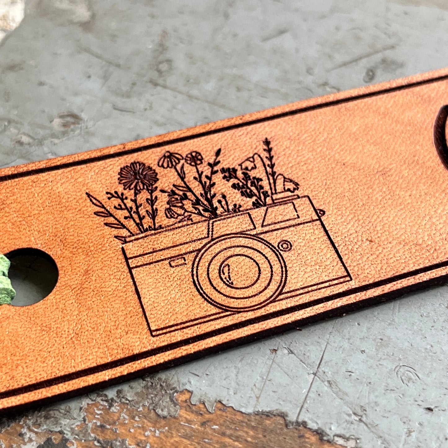 Custom Leather Bookmarks, Personalized Name Gifts for Photographers