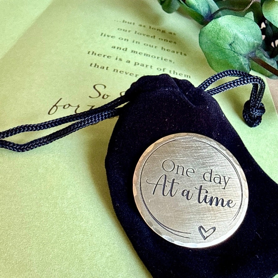 One Day at a Time — Encouragement Token