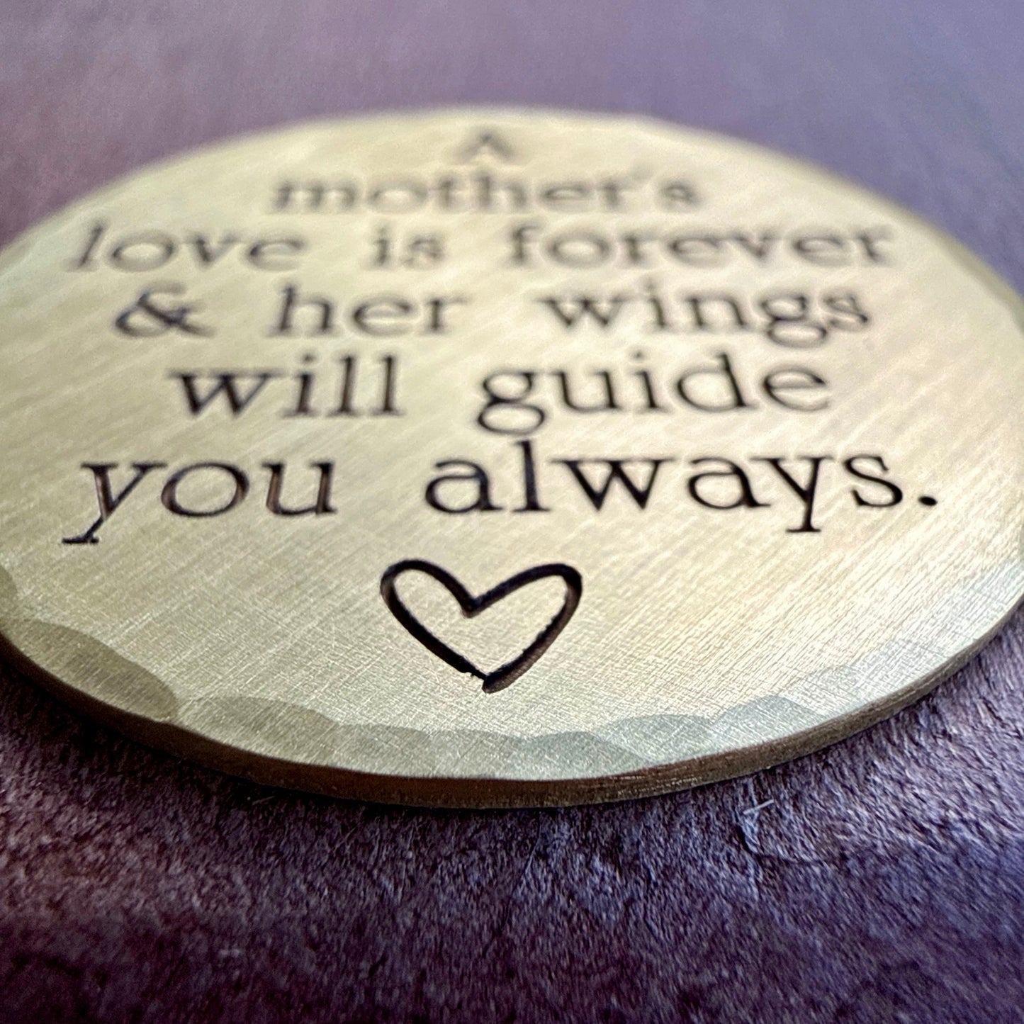 A Mother’s Love Is Forever — Memorial Keepsake Coin