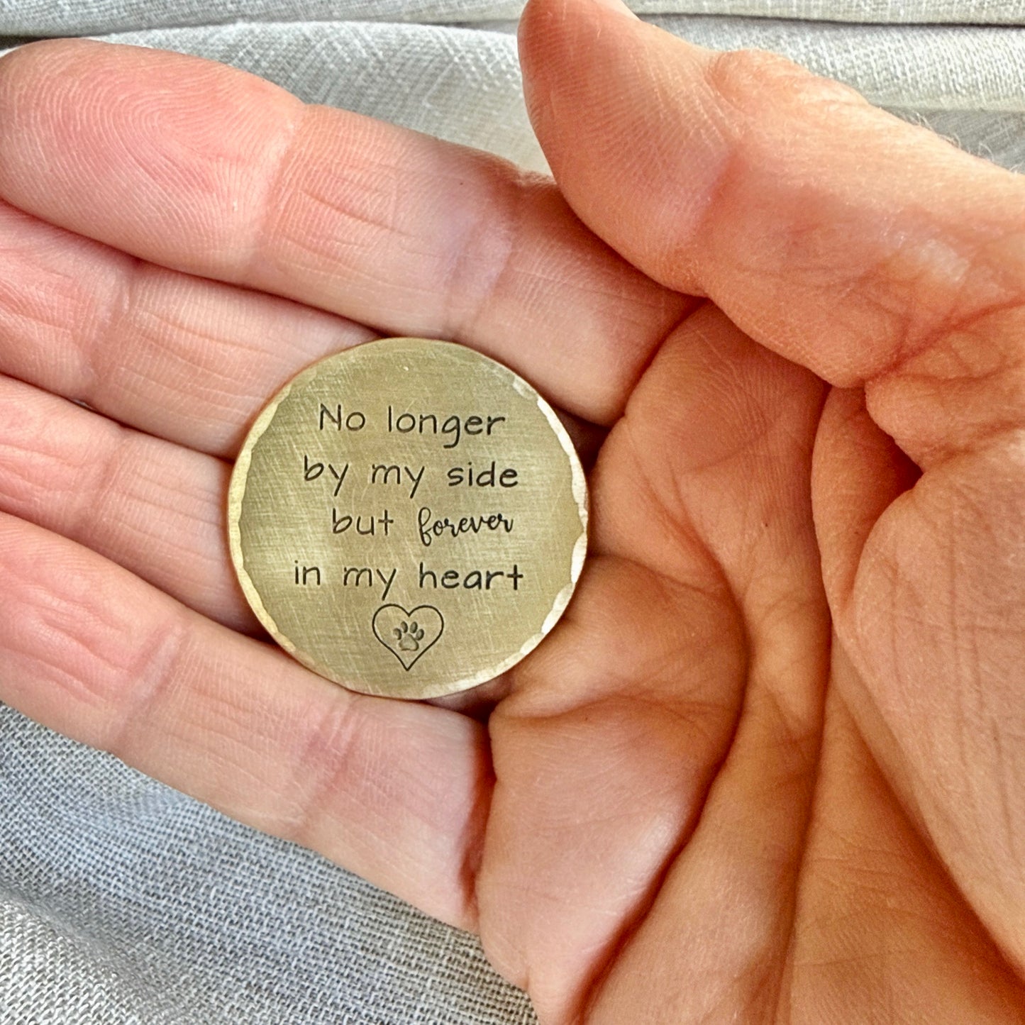Forever In My Heart — Pet Memorial Keepsake Coin