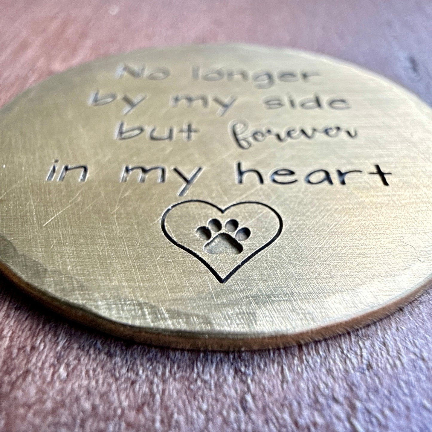 Forever In My Heart — Pet Memorial Keepsake Coin