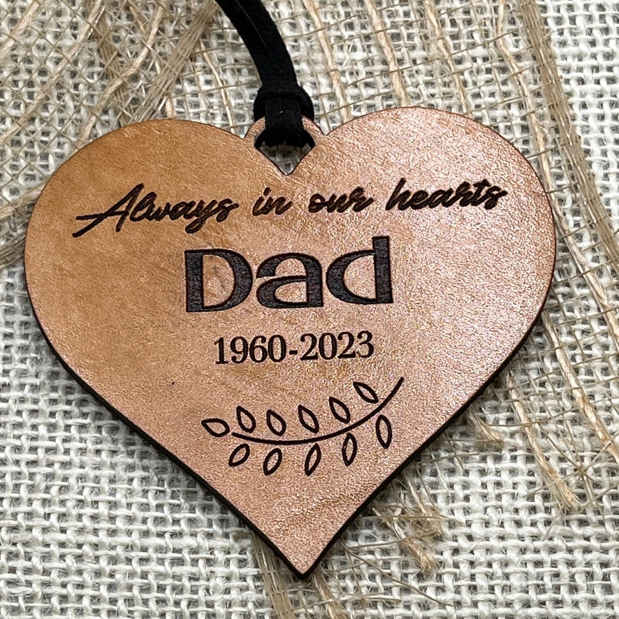 Always in Our Hearts - Memorial Ornament - Christmas in Heaven - Holiday Memorial Gift