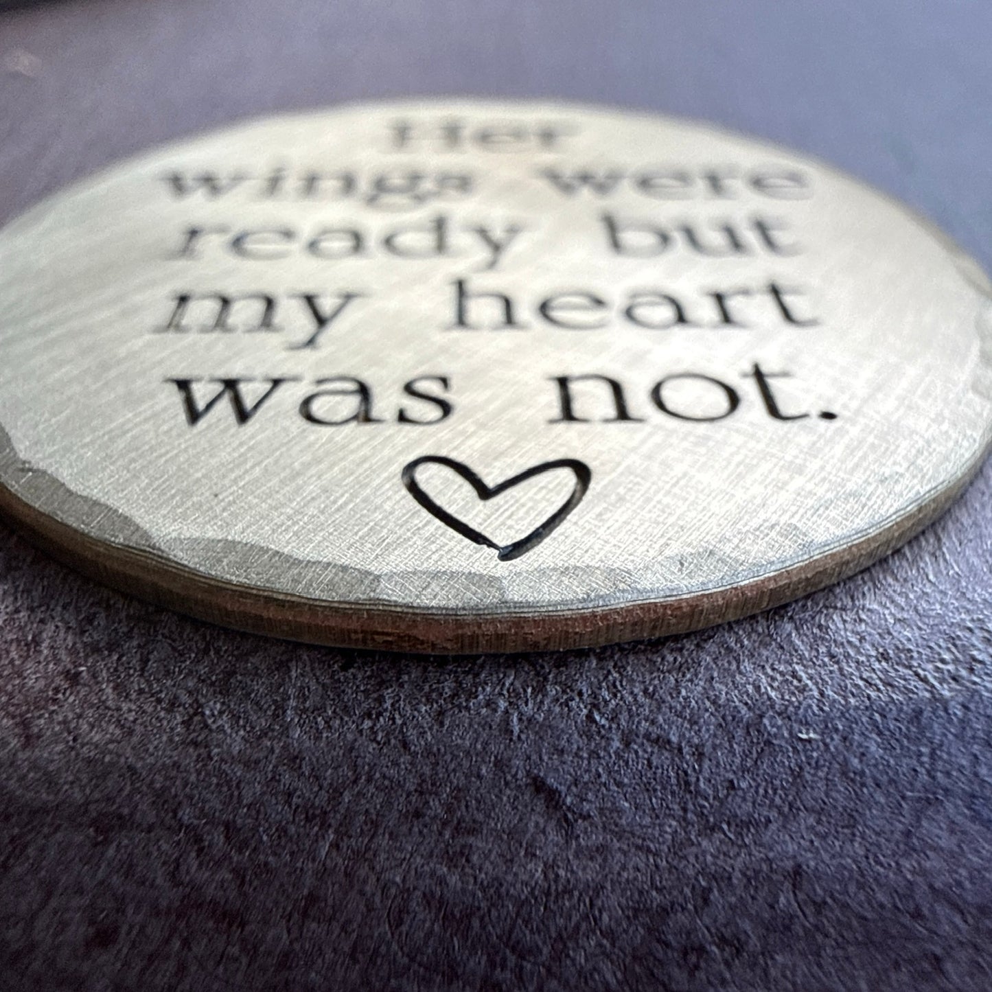 Her Wings Were Ready — Memorial Keepsake Coin