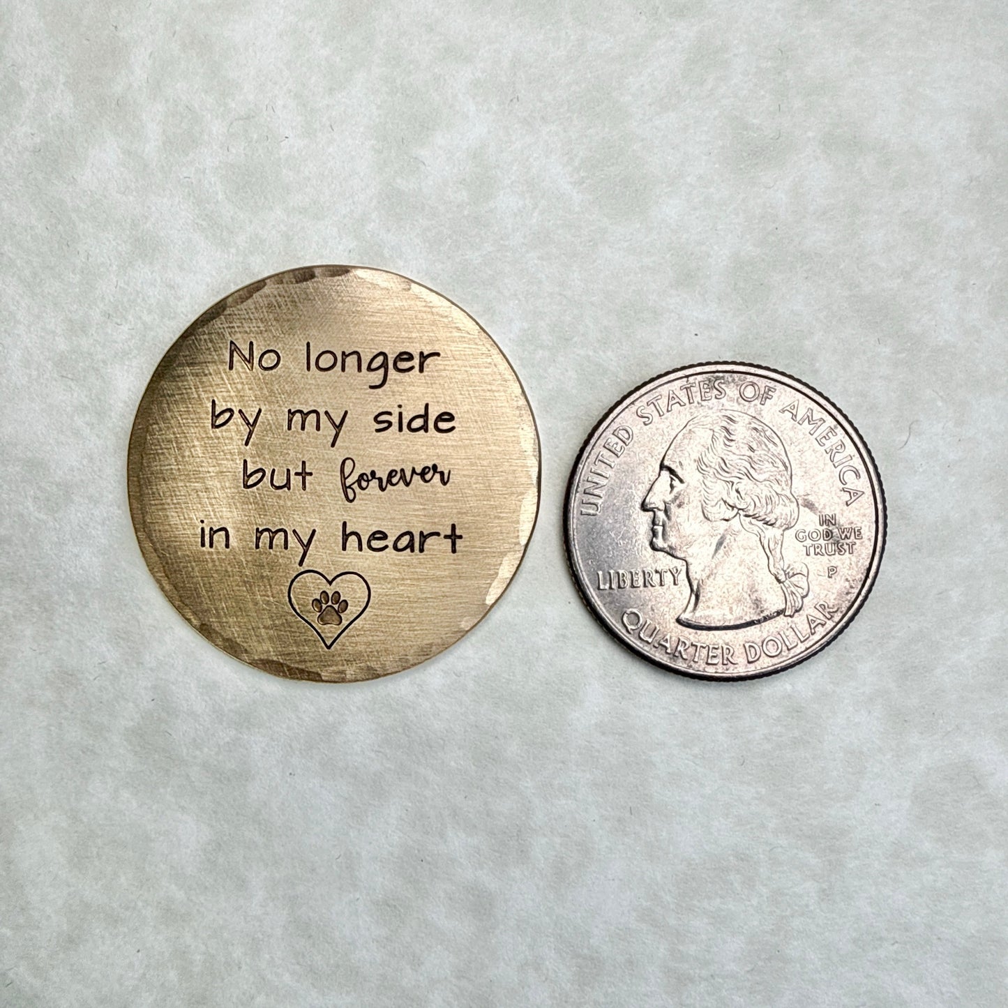 Forever In My Heart — Pet Memorial Keepsake Coin