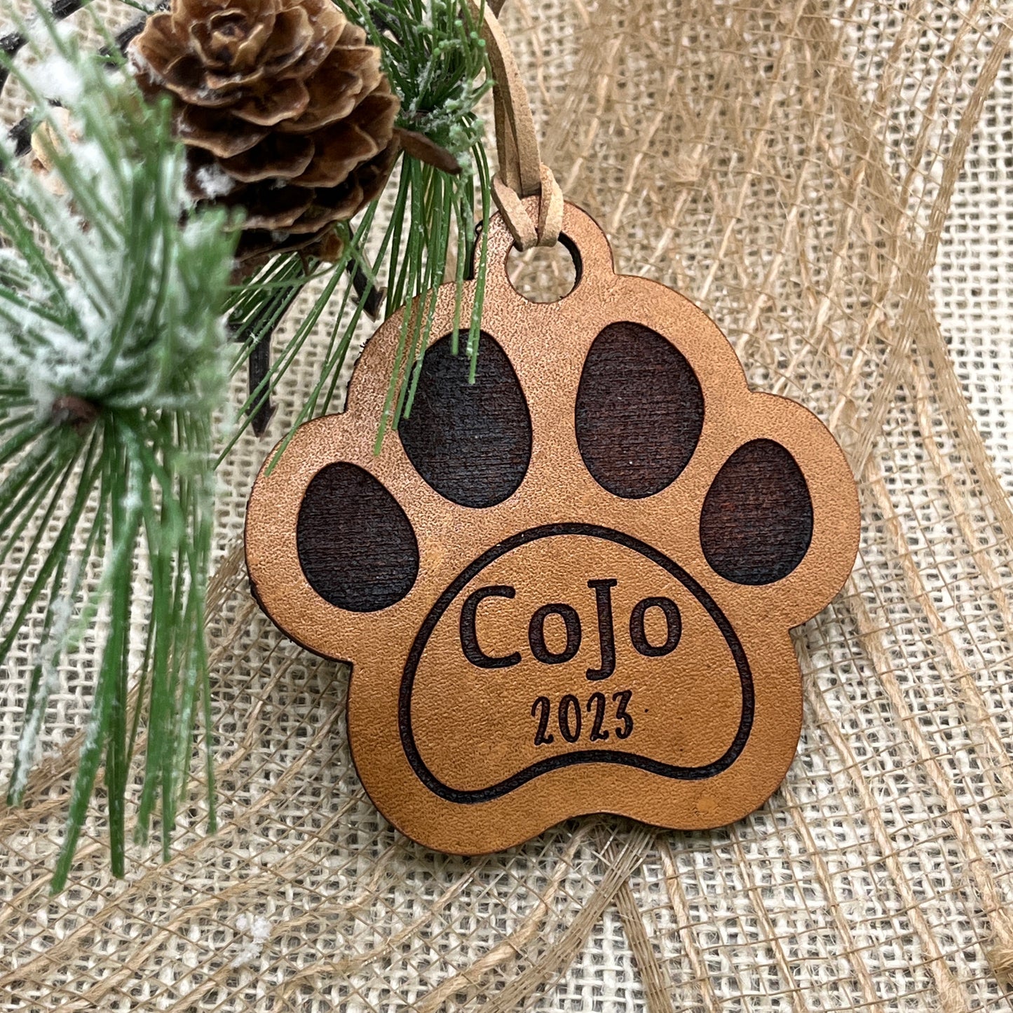 Dogs First Christmas Ornament - Pet Ornament Personalized 2023