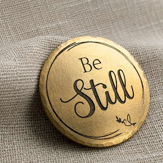 be still brass coin