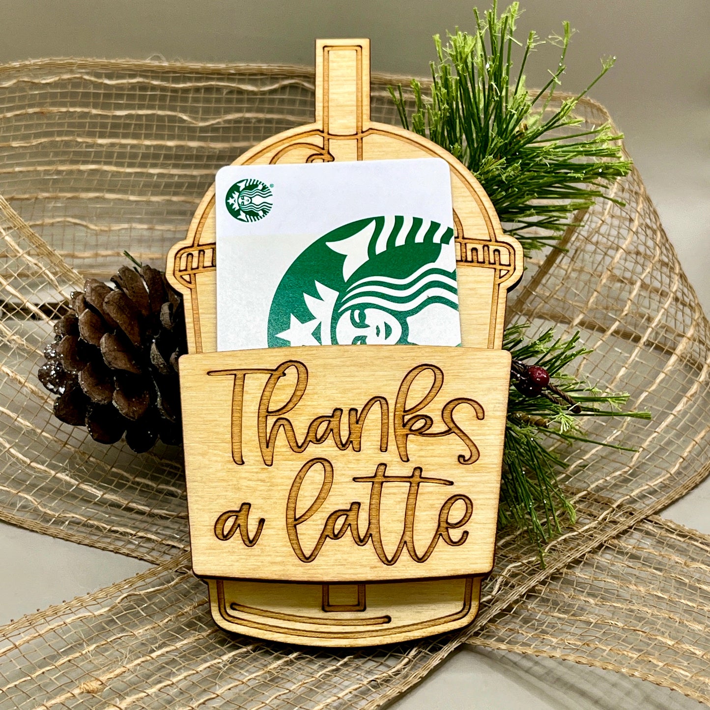Coffee Gift Card Holder, Thank-you Gift