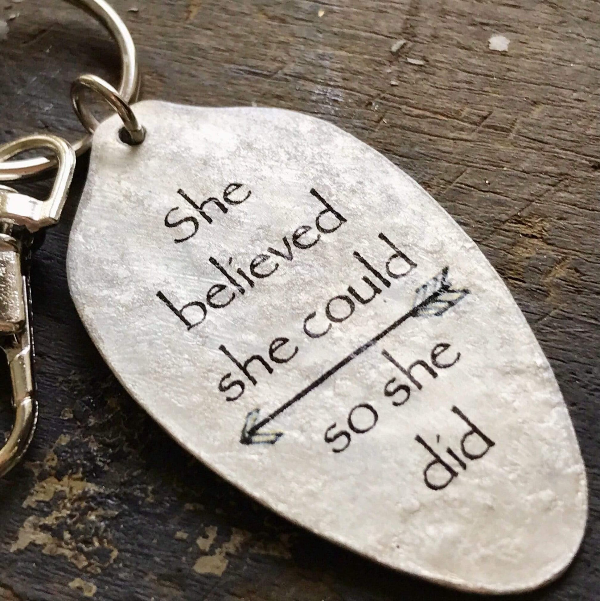 She believed she could keychain kyleemae designs