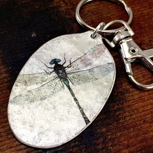 dragonfly keychain kyleemae designs