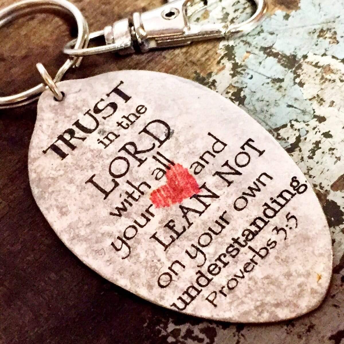 trust in the Lord keychain