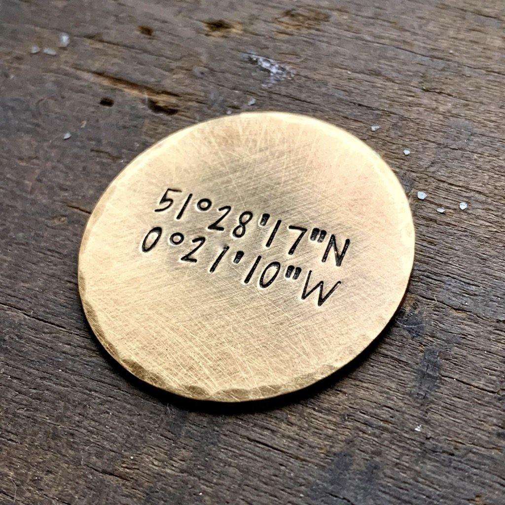 kyleemae designs brass coin
